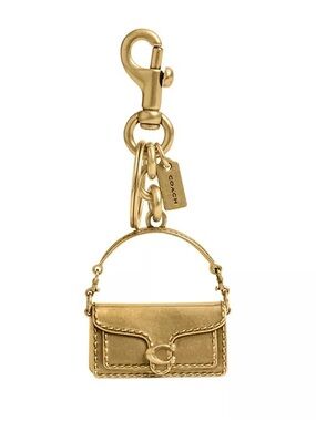Coach Tabby Bag Charm in Gold